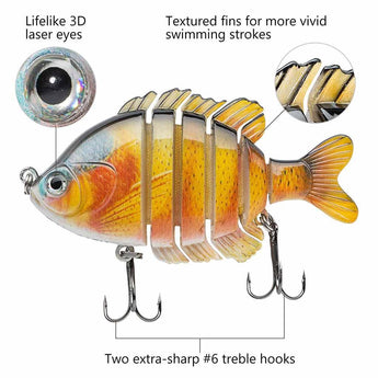 SwimPanfish Hard Swimbait 3.5in/0.85oz - Bassdash