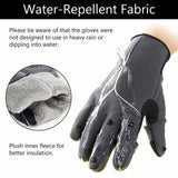 WintePro Water-resistant Fishing Hunting Gloves with Fleece Lining - Bassdash
#color_grey