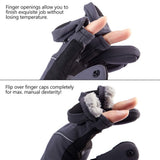 WintePro Water-resistant Fishing Hunting Gloves with Fleece Lining - Bassdash
#color_grey