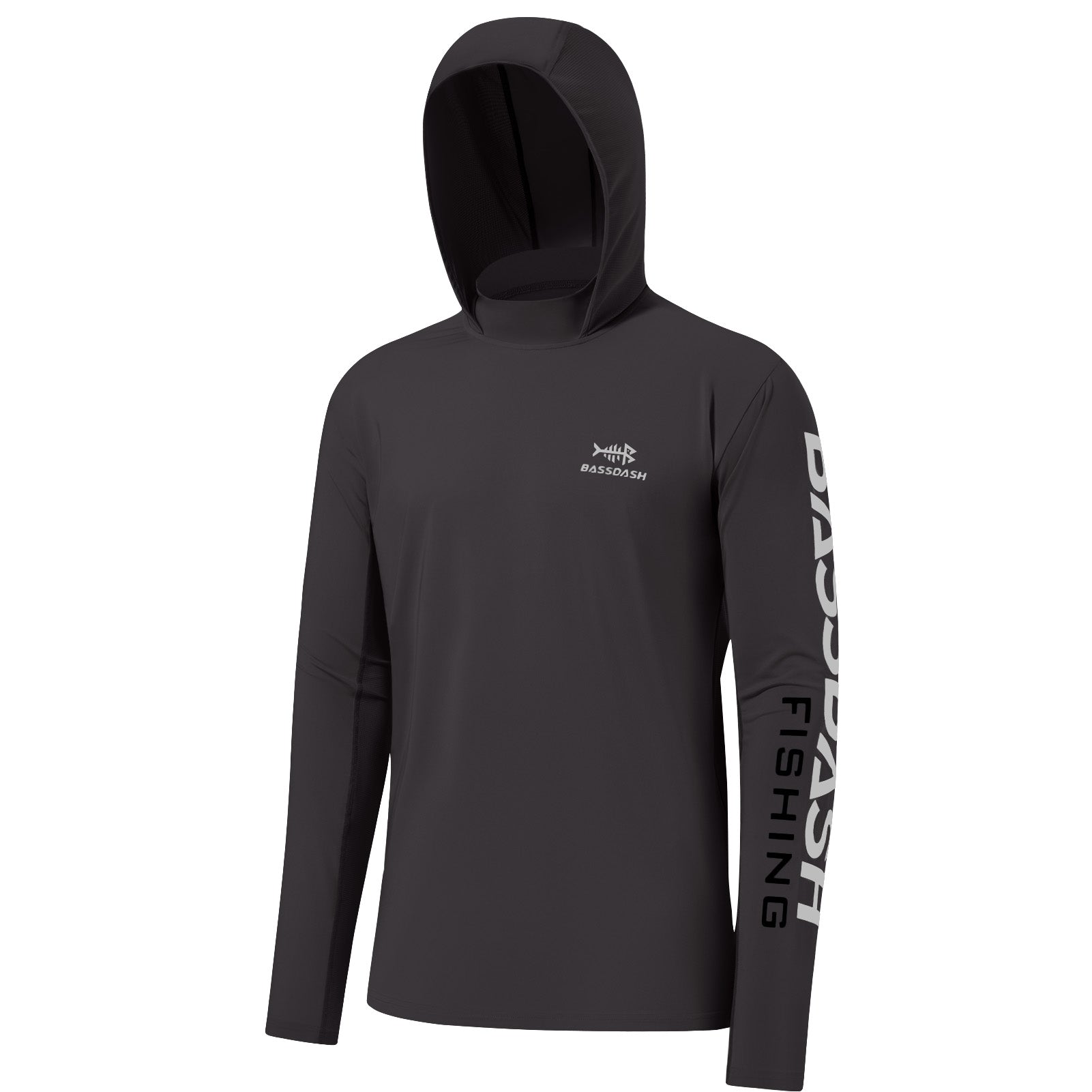 Bassdash Youth UPF50+ Sun Shirt With Hood | Long Sleeve Fishing & Outdoor Performance Shirt