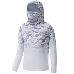 Youth UPF 50+ Hooded Sun Shirt with Mask