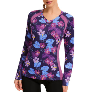 W’s Sorona V-Neck LS Shirt