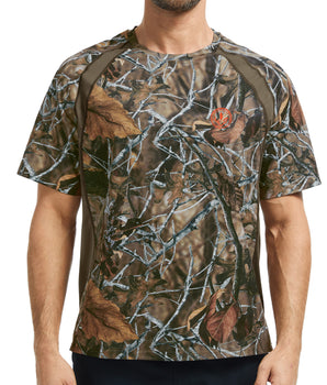 Men's Wrinkle-free Short Sleeve Hunting Shirt