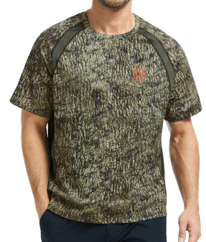 Men's Wrinkle-free Short Sleeve Hunting Shirt