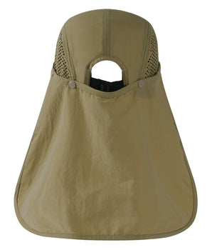 Bassdash Foldable UPF 50+ Fishing Hats with Removable Neck Flap FH12