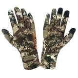 Men's Lightweight UPF 50+ Camo Hunting Gloves HG05