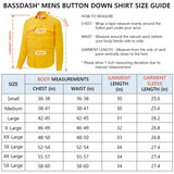 Men's UPF 50+ Long Sleeve Fishing Button Down Shirt FS21M NEW COLOR - Bassdash