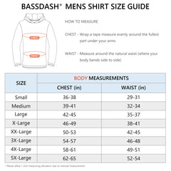 Men UPF 50+ Long Sleeve Sun Hoody Shirts FS03M