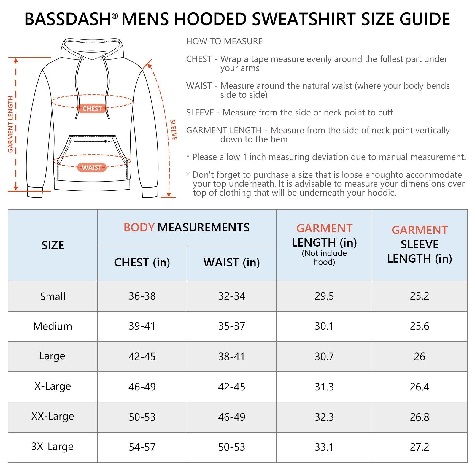 Men's Hunting Fleece Hoodie Pullover FS29M - Bassdash