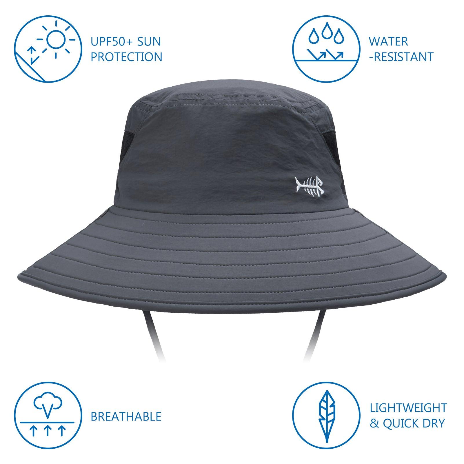 unisex UPF 50+ Sun Hat with Face Cover & Neck Flap FH09 Khaki