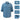Men's UPF 50+ Long Sleeve Fishing Button Down Shirt FS21M NEW COLOR - Bassdash