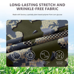 Men's Wrinkle-free Short Sleeve Hunting Shirt