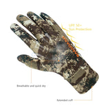 Men's Lightweight UPF 50+ Camo Hunting Gloves HG05