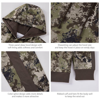 Men's Hunting Fleece Hoodie Pullover FS29M - Bassdash