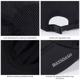 Bassdash Foldable UPF 50+ Fishing Hats with Removable Neck Flap FH12 - Bassdash