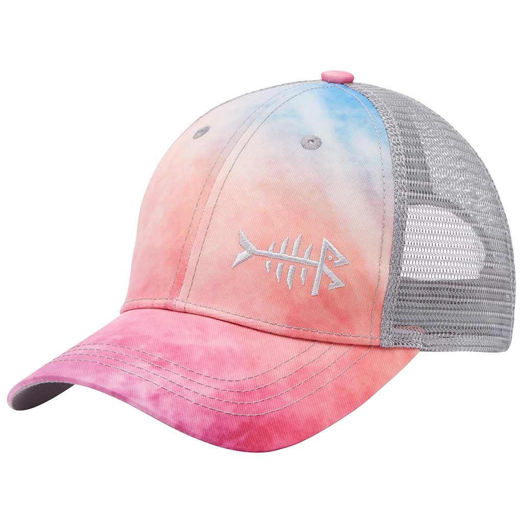 Bassdash unisex Baseball Trucker Cap Mesh Back Adjustable Fishing Hat Rosy Clouds