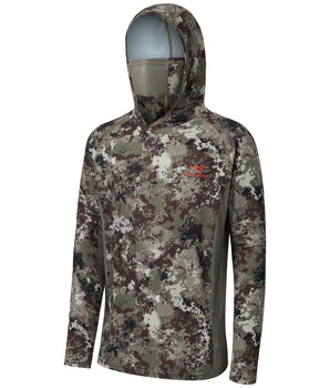Men's UPF 50+ Long Sleeve Hunting Hoodie with Mask FS06M