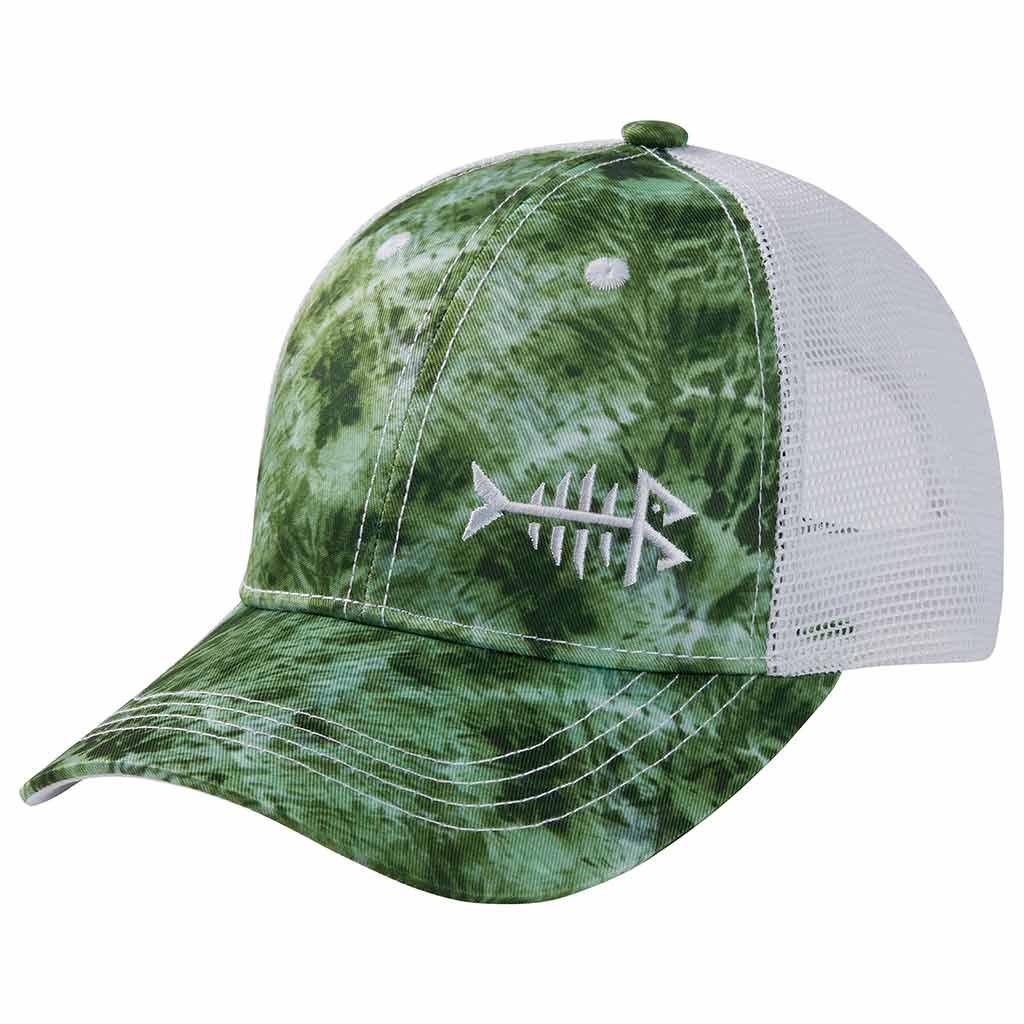 Bassdash unisex Baseball Trucker Cap Mesh Back Adjustable Fishing Hat Green Camo