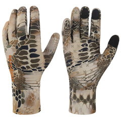 Men's Lightweight UPF 50+ Camo Hunting Gloves HG05