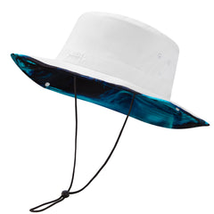 UPF 50+ Patterned Under Brim Foldable Bucket Sun Hats FH18