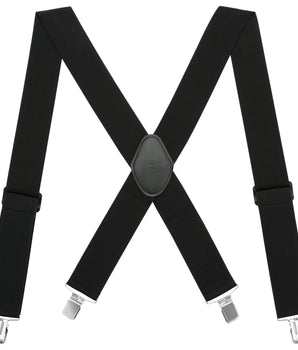 Men’s Elastic Suspenders with Heavy Duty Metal Clips - Bassdash