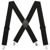 Men’s Elastic Suspenders with Heavy Duty Metal Clips