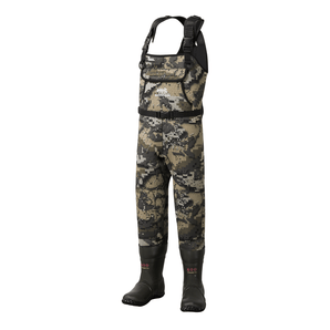 Kid’s Neoprene Waders with 600g Insulated Rubber Boots - Bassdash #color_boot-foot-bare-camo