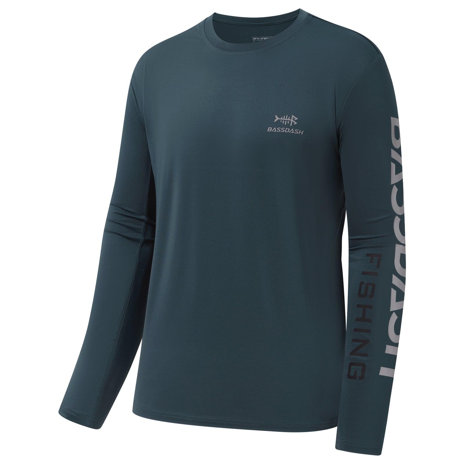 Men's UPF 50+ Long Sleeve Fishing Shirt FS01M - Bassdash