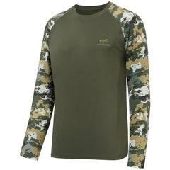 M's UPF 50+ Camo Long Sleeve Fishing Shirt FS08M New Colors