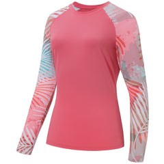 Women’s UPF 50+ Camo Long Sleeve Fishing Shirts