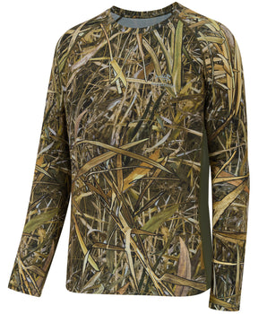 Men's UPF 50+ Camo Long Sleeve Hunting Shirt FS13M