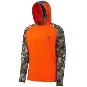 Men’s UPF 50+ Long Sleeve Fishing Hoodie  FS17M New