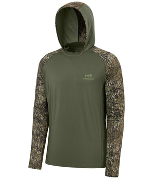 Men’s UPF 50+ Long Sleeve Fishing Hoodie  FS17M New