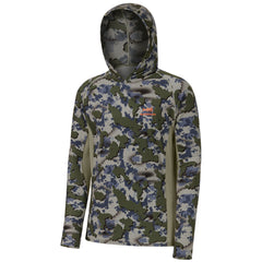 Men's Lightweight Hunting Camo Hoodie Shirt FS30M