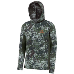 Men's Lightweight Hunting Camo Hoodie Shirt FS30M