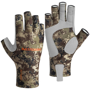 Men's Altimate UPF 50+ Sun Protection Fingerless Fishing Gloves