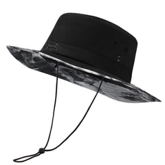 UPF 50+ Patterned Under Brim Foldable Bucket Sun Hats FH18