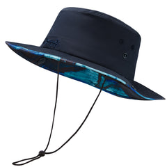 UPF 50+ Patterned Under Brim Foldable Bucket Sun Hats FH18
