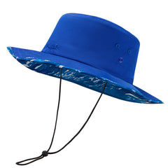 UPF 50+ Patterned Under Brim Foldable Bucket Sun Hats FH18