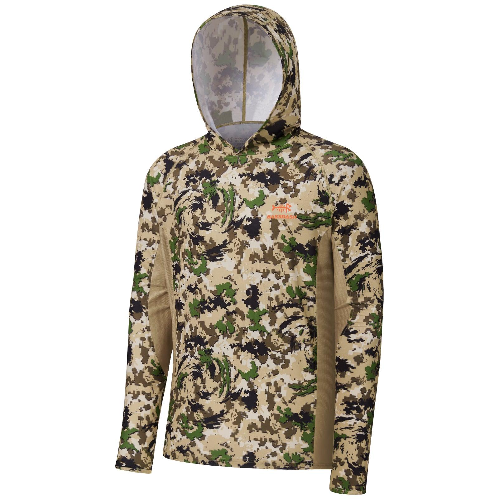 Bassdash Camo Sleeve Fishing Shirt 