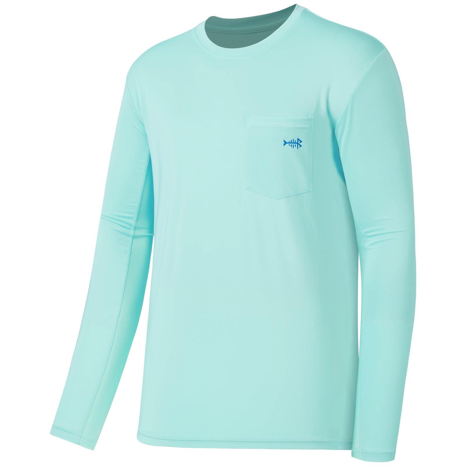 BASSDASH UPF 50+ Men's UV Sun Protection Long Sleeve Performance