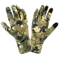Men's Lightweight UPF 50+ Camo Hunting Gloves HG05