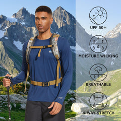 WILDBREATH Men's UPF 50+ Quick Dry LS T-Shirt - Bassdash