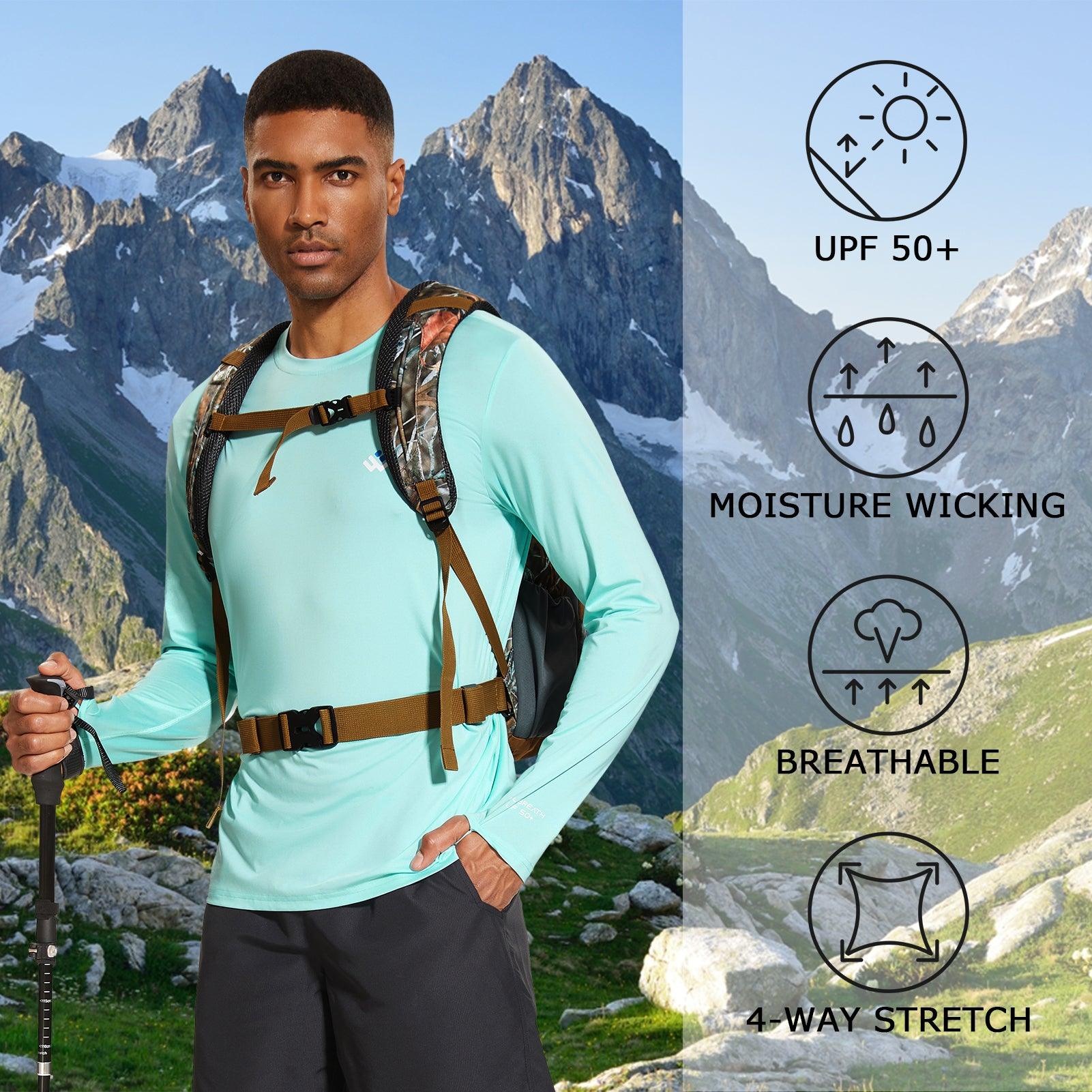 WILDBREATH Men's UPF 50+ Quick Dry LS T-Shirt - Bassdash