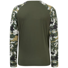 M's UPF 50+ Camo Long Sleeve Fishing Shirt FS08M New Colors