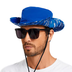 UPF 50+ Patterned Under Brim Foldable Bucket Sun Hats FH18