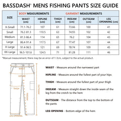 Men’s Quick Dry Elastic Waist Fishing Pants FP05M - Bassdash
