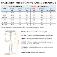 Men’s Quick Dry Elastic Waist Fishing Pants FP05M - Bassdash