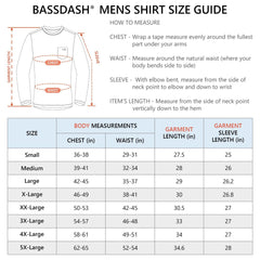 Men’s UPF 50+ Long Sleeve Fishing Shirt with Chest Pocket - Bassdash