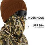 Fleece Neck Warmer Neck Gaiter with Nose Hole - Bassdash